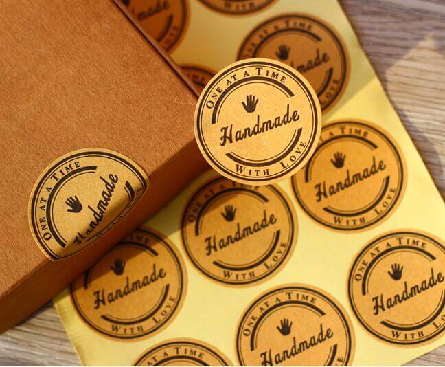 In Decal Giấy Kraft – Giải Pháp Thân Thiện Môi Trường Cho Sản Phẩm Handmade