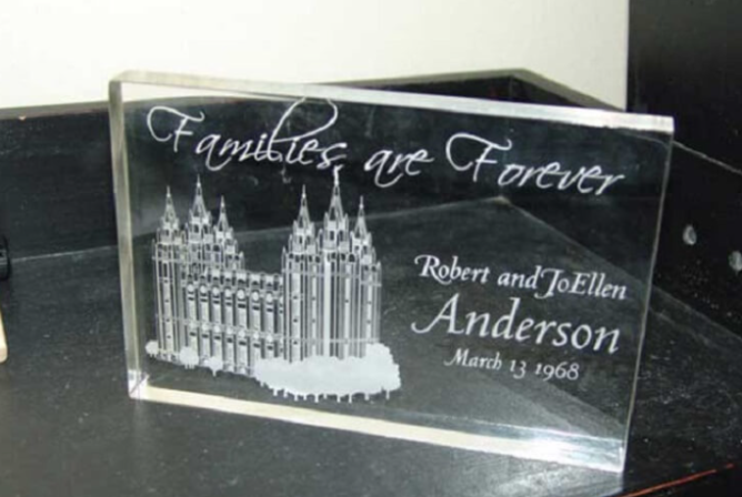 Mica khắc laser trong suốt